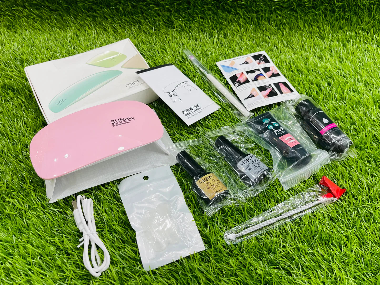 8 Pcs Poly Gel Nail Kit