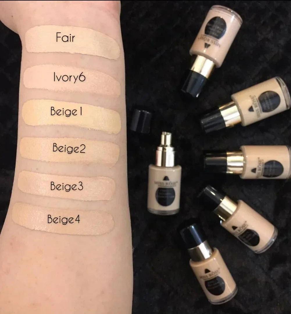 MISS ROSE Purely Natural Liquid Foundation - Makeup Basket